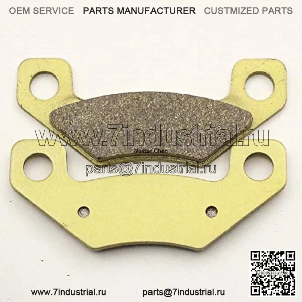 Передние и задние тормозные колодки для John Deere TX Gator Utility Turf 4PX Gator 9345 2004-2005 - HPX Gator 9446 2004-2008 - 4x2 4x4 Petrol Trail 2010-2011 - SN040000 2010 FA398FR MC0420 - Image 2