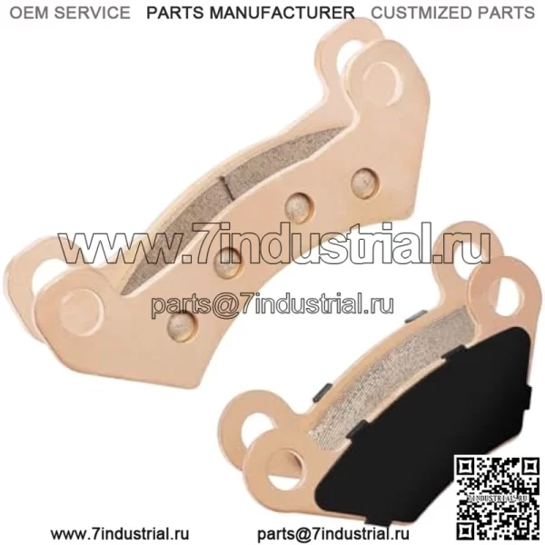 Спеченные передние и задние тормозные колодки для John Deere Gator XUV 625i 825i 825E 825M 855D 855E 855M OEM # AM140607 AM141182 - Image 4