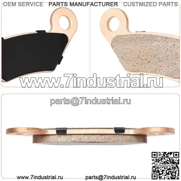 Спеченные передние и задние тормозные колодки для John Deere Gator XUV 625i 825i 825E 825M 855D 855E 855M OEM # AM140607 AM141182 - Image 5
