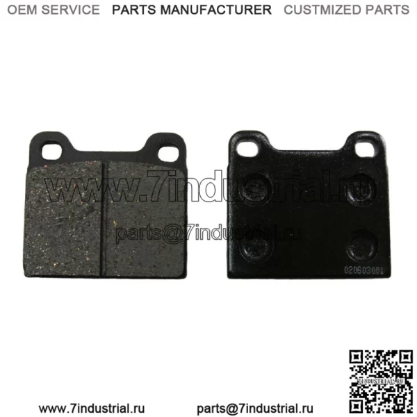 Полуметаллические тормозные колодки для Ski-Doo заменяют OEM-№ 415053600 и 415129172.
