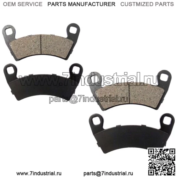 Кол-во: 2 передние тормозные колодки для Polaris Ranger 500 EFI H0 4x4 2x4 Crew UTV 06-15 (для: Polaris Ranger 400)