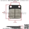 Передние тормозные колодки для Suzuki 400 LTA400 LTF400 Eiger 2WD 4WD 2002-2007 - Image 2