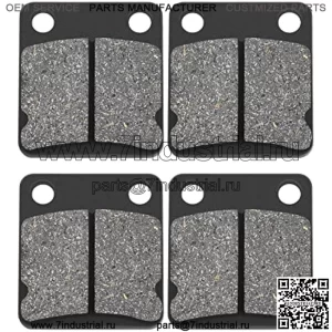 Передние и задние тормозные колодки для Yamaha Grizzly 400 450 YFM250 YFM350 YFM400 YFM450 Wolverine Kodiak Big Bear YFZ350 YFZ350 YFZ450 Warrior Banshee 1995-2014 гг.