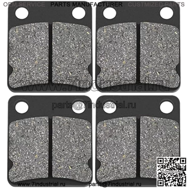 Тормозные колодки для Yamaha Grizzly 400 450 YFM400 YFM450 Wolverine Kodiak Big Bear YFZ350 YFZ350 Warrior Banshee Передние тормозные колодки 1995-2009 1999-2006 2000-2012 2007-2013