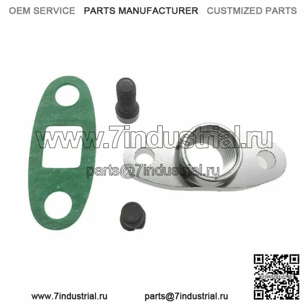 GT40 GT42 GT45 GT47 GT55 T3/T4 T3 T4 Фланец слива масла турбины 1/2""NPT - Image 5