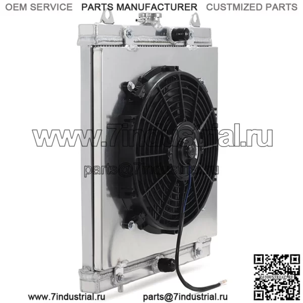 Алюминиевый радиатор с вентилятором для Yamaha YXZ1000R 2016-2018 OEM 2HC-E2461-00-00 - Image 2