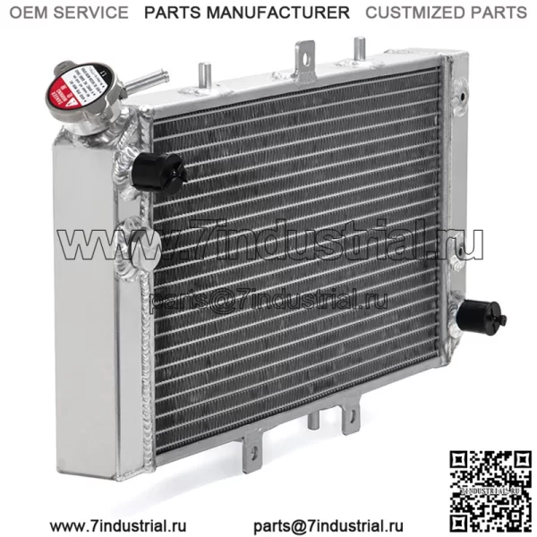 Алюминиевый радиатор ATV для Polaris Outlaw 500 2006-2007 OEM 2203783 1240222 - Image 2