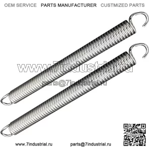 Подходит для Sears Craftsman AYP Poulan 539120920 59698980 LSZ5424 RZ4219 RZ4619 RZ5424 Z254 RZ5426 Пружина натяжения ремня палубы, 2 шт.