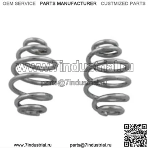 Мотоцикл V-Twin Chrome 3" Solo Seat Springs Harley Chopper Bobber Rigid Custom Motorcycle (Для: Harley-Davidson)