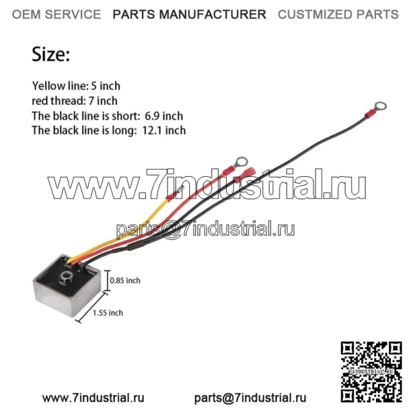 Регулятор напряжения для гольф-кара для Club Car DS Carryall 92-up Gas 1015777 102711201 - Image 2