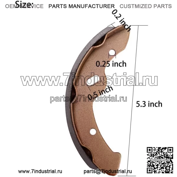 шт. тормозные колодки для гольф-кара для Yamaha G9 G11 G14 G16 G19 G28 и EZGO TXT RXV - Image 2