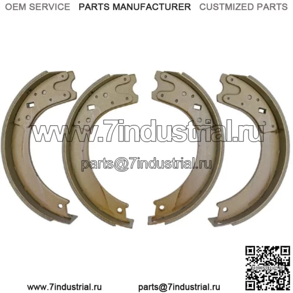 8N2200B Подходит для комплекта из 4 тормозных барабанов трактора Ford 8N, NAA, Jubilee