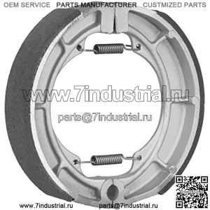 Задние тормозные колодки для Suzuki Eiger 400 LT-F400 2002-2008 гг., King Quad 400 LT-A400F 2008-2015 гг., LT-F400F FSi 2012-2015-LT-A400FZ ASi 2011-2017, LT-A400 2008-2009, LT- F 4WD 1997-1998, заменить S606