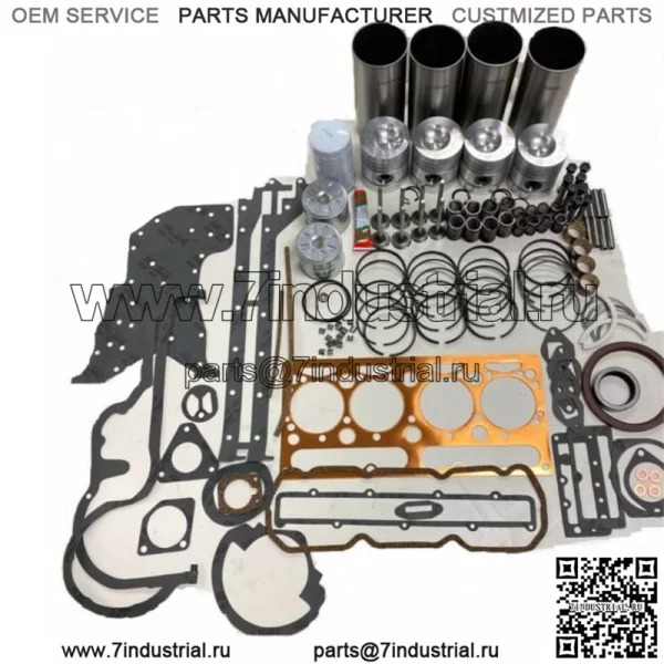 Комплект для восстановления двигателя Massey 165 255 302 304 3165 30 302 40B для Perkins 4,203