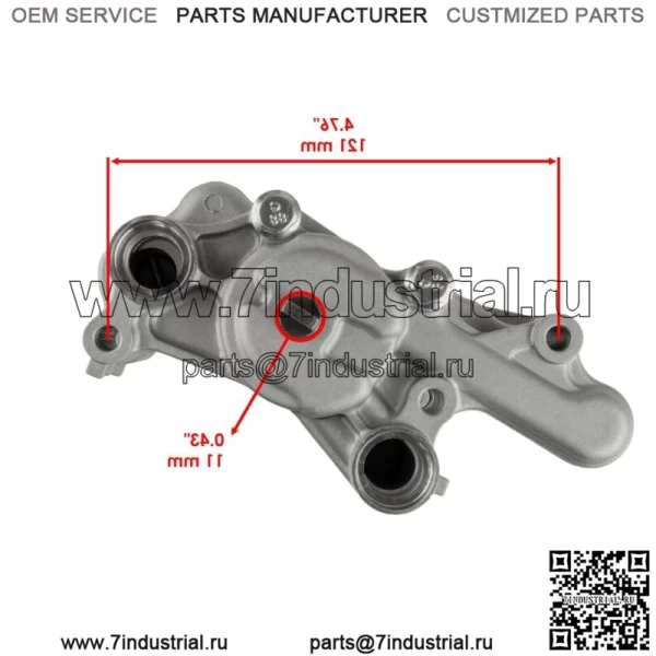 Масляный насос двигателя и звездочка для Honda Rincon 650 TRX650FGA 4x4 04-2005 - Image 3