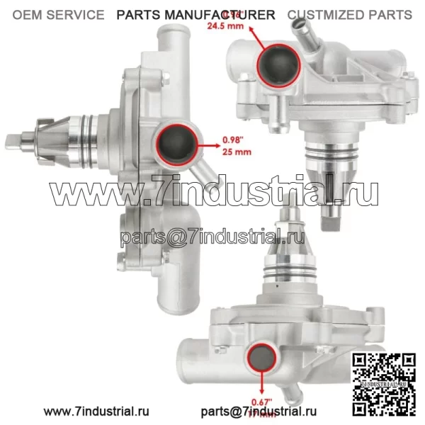 Сборка водяного насоса для Polaris General 1000/General 4 1000 2016 2017-2021 (Для: Polaris) - Image 4