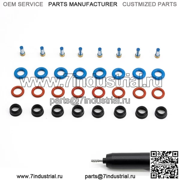 Комплект ремонтных уплотнений топливной форсунки V8 для Chevy Silverado GMC Sierra 1500 2500 3500 (для: более одного автомобиля)