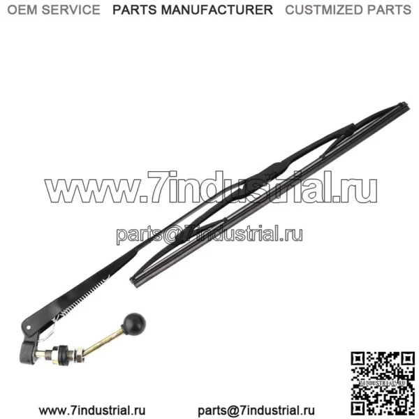 Ручной стеклоочиститель UTV с ручным управлением для Polaris Ranger, RZR 900 1000 (для: John Deere Gator CS)