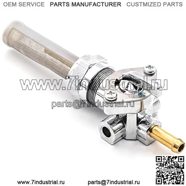 Onegercn 1975-2006 Harley Davidson 22 мм с фильтром Petcock ПРЯМОЙ ВЫПУСК Топливный запорный клапан — для использования с топливным шлангом с внутренним диаметром 1/4 дюйма — заменяет деталь HD № 62168-81 - Image 2