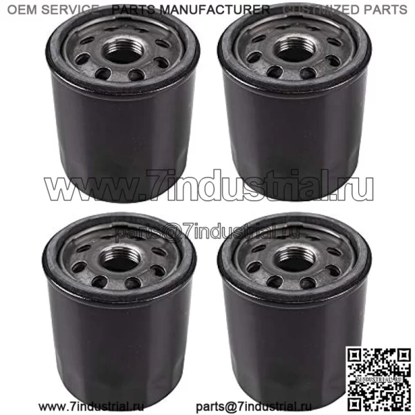 Масляный фильтр, 4 шт., заменяет John Deere AM107423 Kawasaki 49065-2078 Club Car 1016467 Robin 261-65902-A0 Onan 122-0737-03 Cub Cadet 490-201-0001