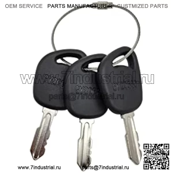 Gy20680 Gx24332 Замена ключей зажигания для газонных тракторов John Deere D100 D105 D110 D120 D130 D140 D150 D155 D160 D170 (3 шт.)