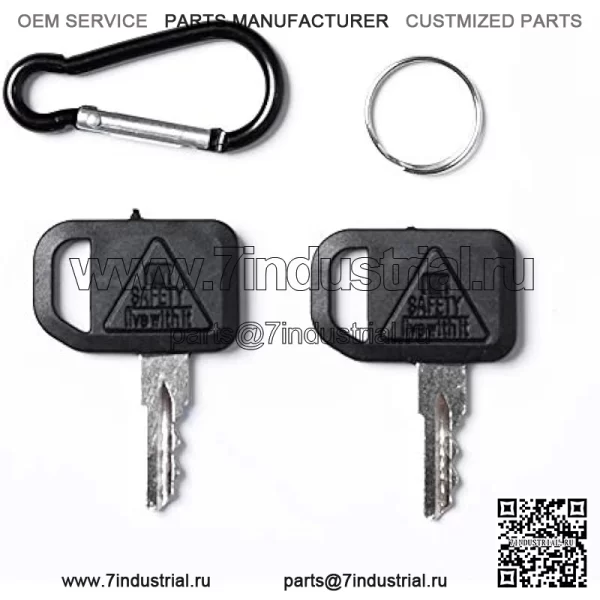 Замена ключей зажигания John Deere Gator Bobcat, AM131841,130 160 165, Gehl, Multiquip с брелком, 2 шт.