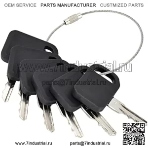 AM131841 6 шт. ключей зажигания, совместимых с газонными тракторами John Deere Gator CS CX HPX Trail TE TH TS TX XUV серии LX X400 X500 X700 300 400 Series