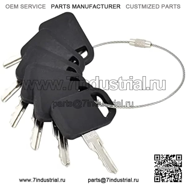 AM131841 6 шт. ключей зажигания, совместимых с газонными тракторами John Deere Gator CS CX HPX Trail TE TH TS TX XUV серии LX X400 X500 X700 300 400 Series - Image 2
