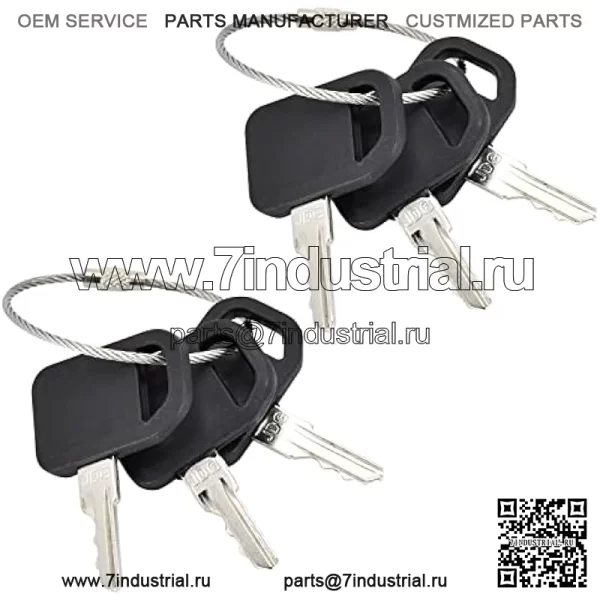 AM131841 6 шт. ключей зажигания, совместимых с газонными тракторами John Deere Gator CS CX HPX Trail TE TH TS TX XUV серии LX X400 X500 X700 300 400 Series - Image 3