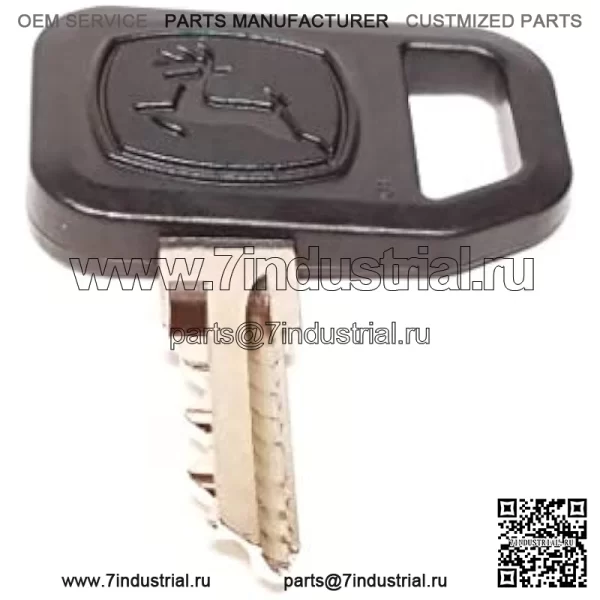 Ключ зажигания JD заменяет AM131841 Gator 4x2 6x4 CX CS и многие газонокосилки и газонокосилки, а также является заменой, используемой для John Deere - Image 2