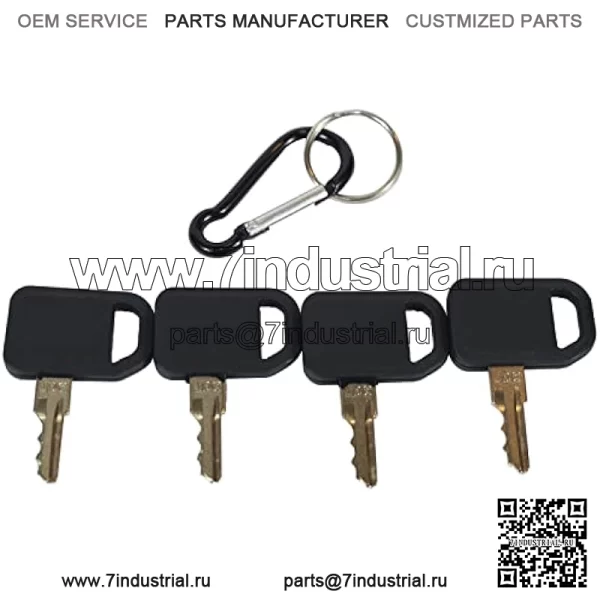 4 ключа зажигания AM131841 подходит для John Deere Gator (XUV, HPX, GX, GT, LX) и газонокосилки. - Image 2