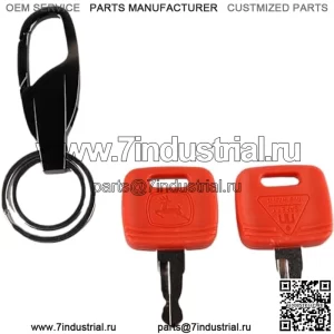 AGP.1978 2 шт. RE183935 RE71557 Ключи зажигания, совместимые с трактором John Deere 3120 3320 3720 4210 4320 4510 4710 5045E 5103 5203 7130 7230