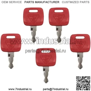 5 шт. RE183935 RE71557 ключи зажигания, совместимые для замены трактора John Deere