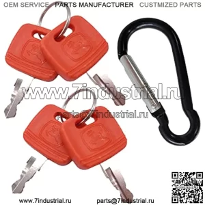 RE183935 RE71557 Ключ зажигания подходит для трактора John Deere Heavy Equipment 2032R 2038R 3120 3320 3720 4044 4210 4320 4310 4510 4710 5103 5203 5320 4 шт.