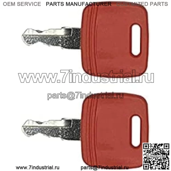2X RE43492 Ключ зажигания для John Deere 3120 3203 3320 3520 3720 4105 4120 4210