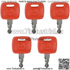 5 шт. ключ зажигания RE183935 RE71557 Замена ключа для JD Farm Tractor 3120 3320 3720 4210 4320 4510 4710 5045E 5103 5203 7130 7230