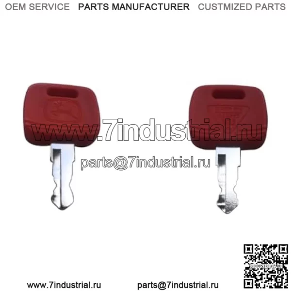 RE183935 Ключ зажигания, совместимый с трактором John Deere — RE71557 Ключи зажигания трактора подходят для сельскохозяйственного трактора John Deere 3033R 3320 5525 5045 3120 9400, ключи 10 шт. замена (RE183935) - Image 2