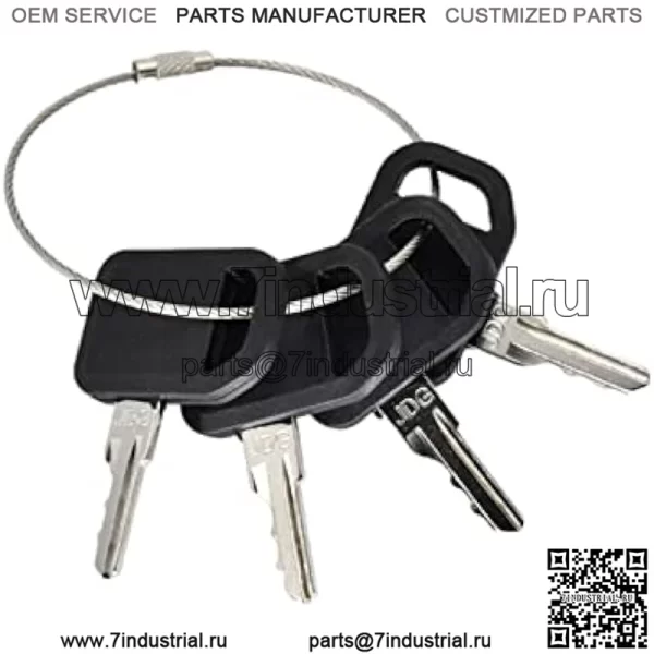 AM131841 Ключи зажигания 131841 AM101600 Совместимы с John Deere Gator CS/CX/HPX 4X2 4X4 6X4 300 400 X400 X500 GX GT LX Series 130 160 165 240 245 Газонокосилка-трактор AUC12681 AM102439 6 (4)