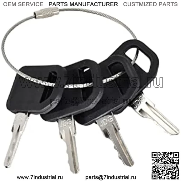 AM131841 Ключи зажигания 131841 AM101600 Совместимы с John Deere Gator CS/CX/HPX 4X2 4X4 6X4 300 400 X400 X500 GX GT LX Series 130 160 165 240 245 Газонокосилка-трактор AUC12681 AM102439 6 (4) - Image 3