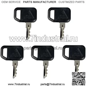 AM131841 Ключ зажигания для John Deere 300 400 GT GX LX 130 160 165 Gator 4X2 6X4 622 600 1800 2020 2030A 850D 855D (5), черный