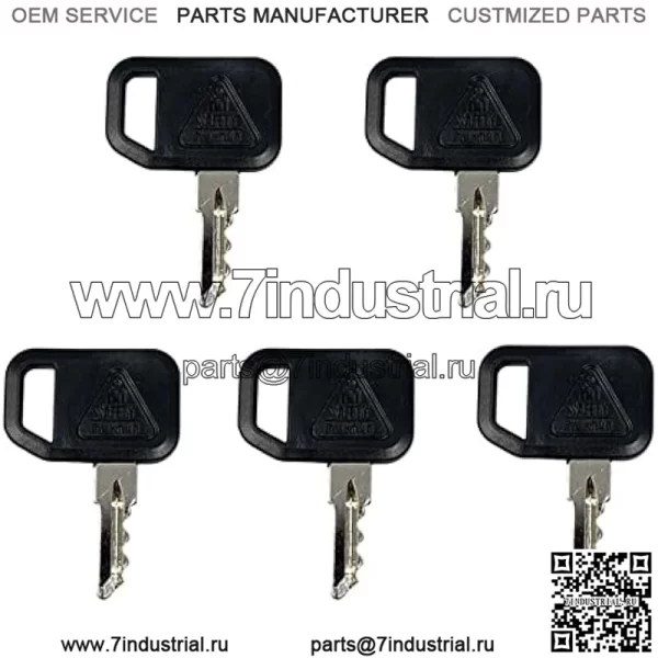 AM131841 Ключ зажигания для John Deere 300 400 GT GX LX 130 160 165 Gator 4X2 6X4 622 600 1800 2020 2030A 850D 855D (5), черный