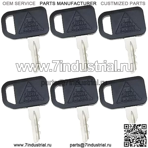 AM131841 6 шт. ключи зажигания, совместимые с JD 300 400 X400 GT GX LX косилки-тракторы серии 130 160 165 Gator 4X2 6X4 Gator Key