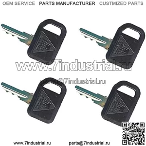 4X ключа зажигания AM131841 для John Deere 1200A 3225C F1145 GT225 LX172 X485 445