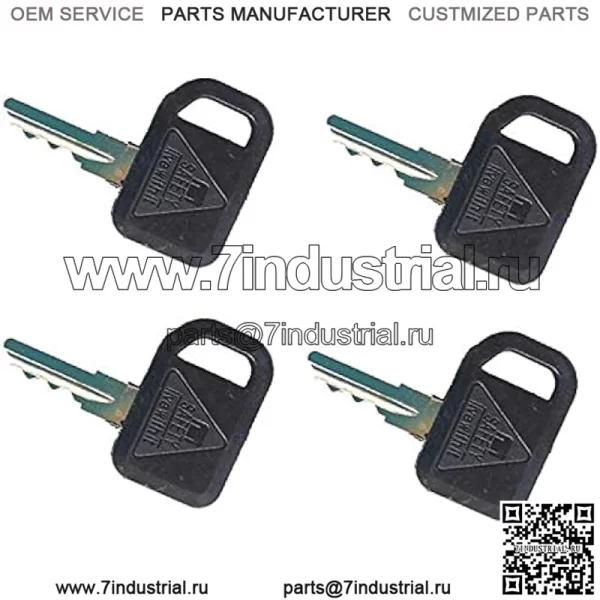 4X ключа зажигания AM131841 для John Deere 1200A 3225C F1145 GT225 LX172 X485 445