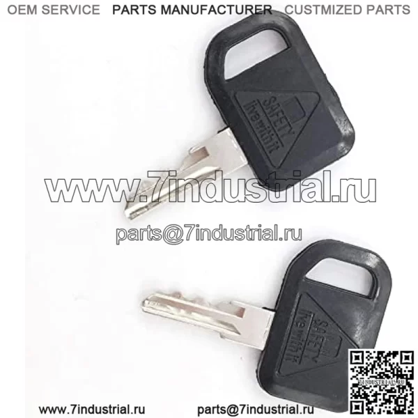 2 ключа зажигания AM131841 для John Deere 1200A 3225C F1145 GT225 LX172 X485 445