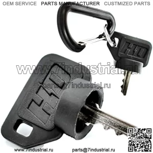Комплект из 2?ключей зажигания премиум-класса для John Deere AM122913, AM131841, AM118981, AM115471