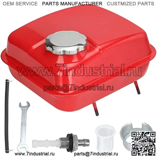 Газовый топливный бак для Hemi Predator 212cc 196cc 5.5hp 6.5hp Coleman CT200U CT200U-EX BT200X RB200 KT196 Massimo Baja Warrior MB200 GX160 GX200 Mini Bike Go Kart Clone Ghost Engine Parts Red