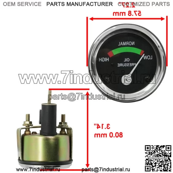Манометр масла для Massey Ferguson 304 356 1001 2135 2200 2500 I244 1330G 22 - Image 2