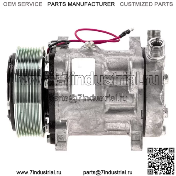 Новый компрессор кондиционера Sanden SD7H15 OEM 4711 с муфтой PV8