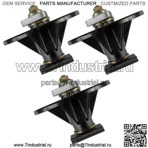 Шпиндель для деки Toro Z-Master Z595-D Z597-D 52 дюйма, 60 дюймов, 72 дюйма / 285-711 / 108-7713 3x - Image 5
